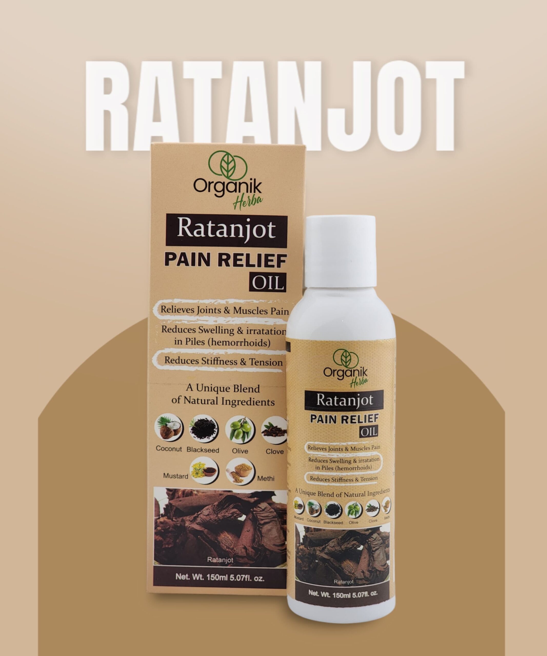 Ratanjot Pain Relief Oil for Joint & Muscle Comfort - Image 5
