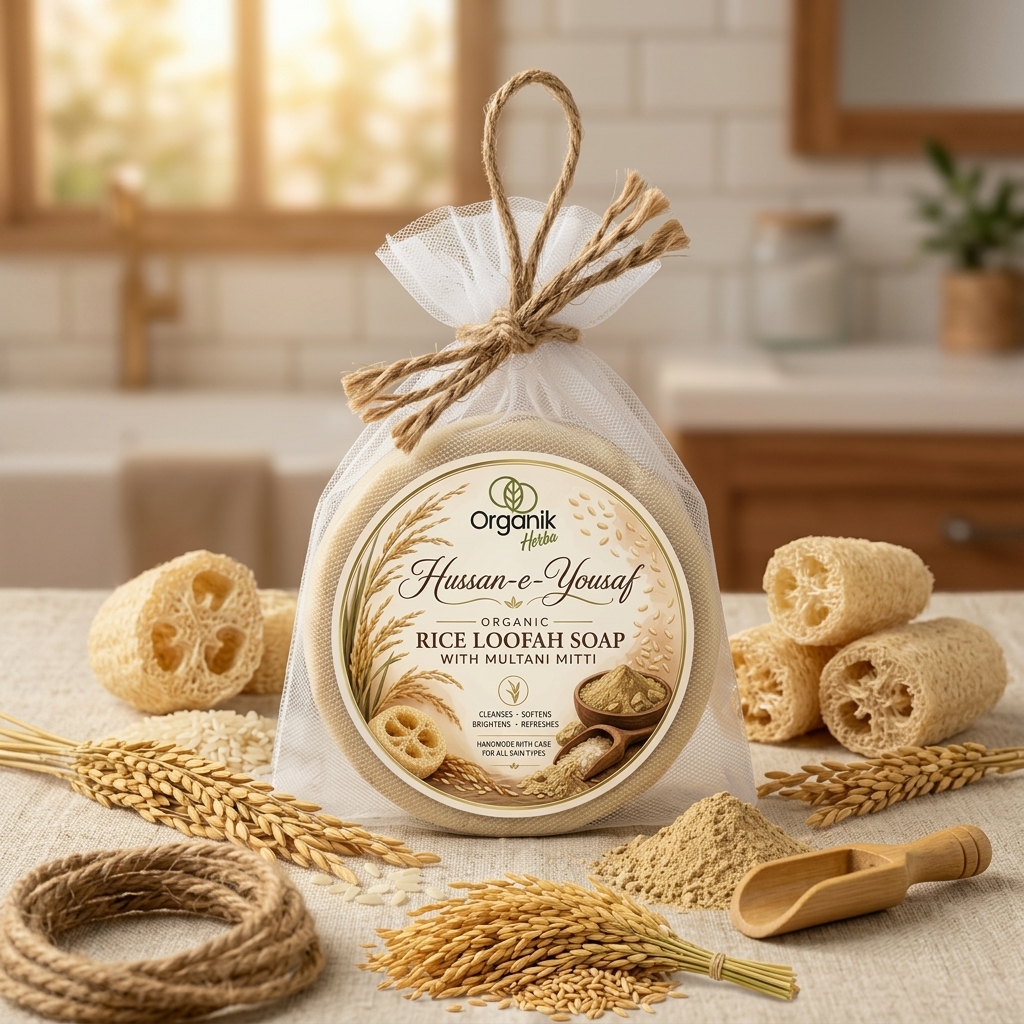 Rice Loofah Soap